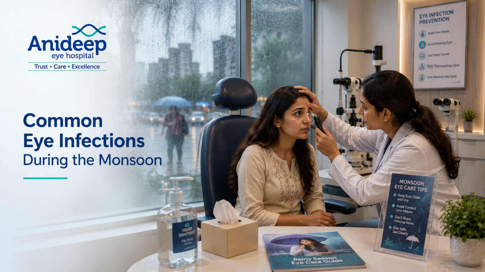 Common Eye Infections During the Monsoon and How to Prevent Them